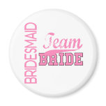Team Bride 1 BRIDESMAID Fridge Magnet