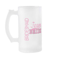 Team Bride 1 BRIDESMAID mugs
