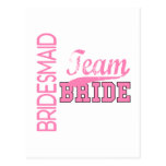 Team Bride 1 BRIDESMAID Post Cards