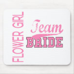 Team Bride 1 FLOWER GIRL Mouse Mats