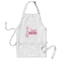 Team Bride 1 JUNIOR JR BRIDESMAID Aprons