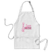 Team Bride 1 JUNIOR JR BRIDESMAID Aprons