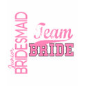 Team Bride 1 JUNIOR JR BRIDESMAID t-shirts