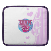 team bride bridesmaids wedding bridal party pink iPad sleeve