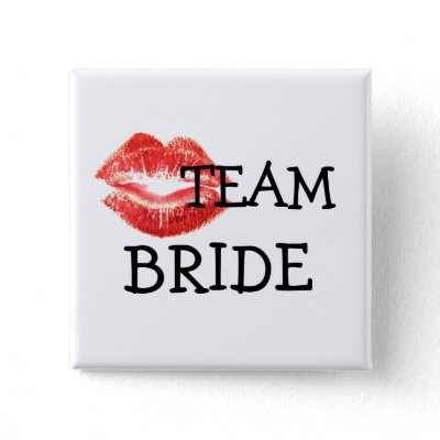 Team Bride Pinback Button