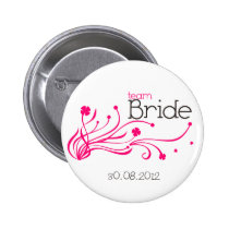 Team Bride Button buttons