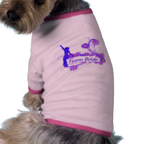 Team Bride pet clothing by MishMoshTees Team Bride pet clothing