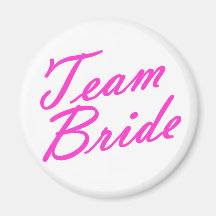 Team Bride Fridge Magnets