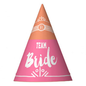 Team Bride party hat