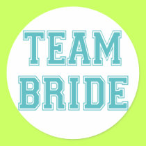 Team Bride stickers by wedding_tshirts Team Bride stickers
