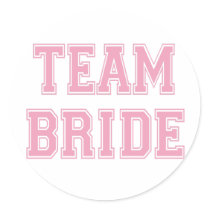 Team Bride Stickers