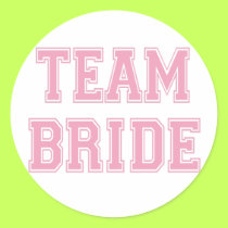 Team Bride stickers by wedding_tshirts Team Bride stickers
