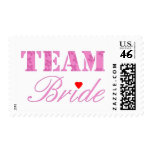 Team Bride Theme Postage Stamps