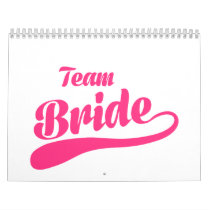 Team Bride Wedding Calendars