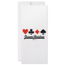 Team Bridge Rack Card Template