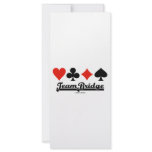 Team Bridge Rack Card Template