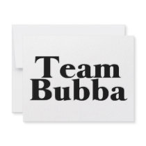 Team Bubba invitations