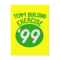 Team Building Exercise '99 Postcard