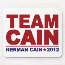 Team Cain 2012 mousepads