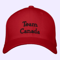 Team Canada embroidered hats