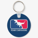 Team Carnivore Meat Lover Steak Eater keychains by BoogieMonst Team Carnivore Meat Lover Steak Eater keychains