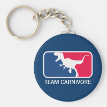 Team Carnivore Meat Lover Steak Eater Keychain