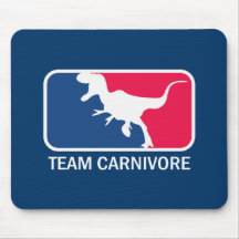 Team Carnivore Meat Lover Steak Eater Mouse Pads