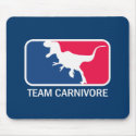 Team Carnivore Meat Lover Steak Eater mousepads by BoogieMonst Team Carnivore Meat Lover Steak Eater mousepads