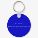 Team Charlie:Because He's Always Has a Loaded Gun keychains