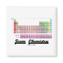 Team Chemistry (Periodic Table Of Elements) Fridge Magnet