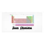 Team Chemistry (Periodic Table Of Elements) Customized Photo Card