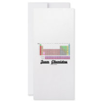 Team Chemistry (Periodic Table Of Elements) Custom Rack Cards