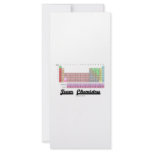 Team Chemistry (Periodic Table Of Elements) Custom Rack Cards