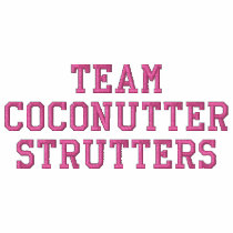 Team Coconutter Strutters embroidered shirts