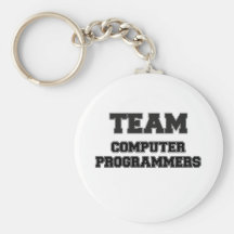 Team Computer Programmers Keychains