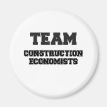 Team Construction Economists Fridge Magnets