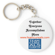 TEAM CURE ALS FOUNDATION KEYCHAINS