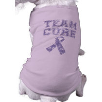 Team Cure (Periwinkle) Doggie T Shirt
