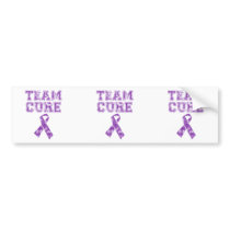 Team Cure (Purple) Bumper Stickers