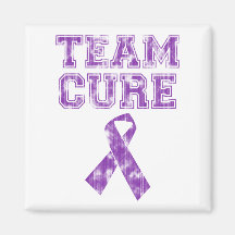 Team Cure (Purple) Refrigerator Magnet