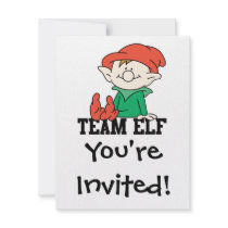 TEAM ELF CUSTOM INVITATIONS