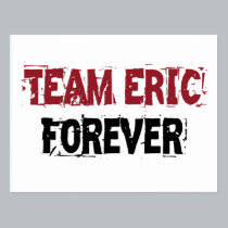 Team Eric Forever postcards