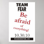 Team Fear poster posters