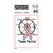 Team Ferris Logo postage
