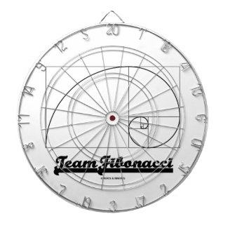 Team Fibonacci (Fibonacci Spiral) Dart Boards