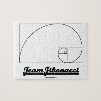 Team Fibonacci (Fibonacci Spiral) Jigsaw Puzzles