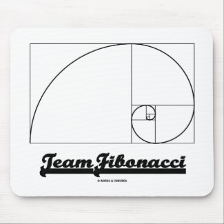 Team Fibonacci (Fibonacci Spiral) Mousepad