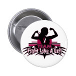 Team Fight Like a Girl - Head Neck Cancer buttons