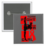 Team Fight Like A Girl Kick AIDS HIV buttons
