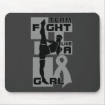 Team Fight Like A Girl Kick Brain Tumor mousepads
